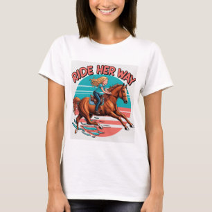 Ride Her Way Sunset Gallop T-Shirt