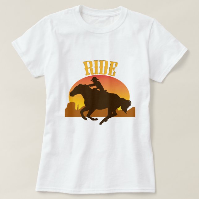 Ride Horse T-Shirt (Design Front)