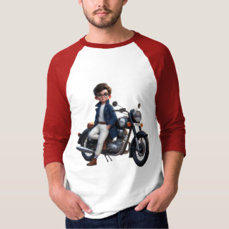 Ride in Style: Emphasises the stylish aspec T-Shirt