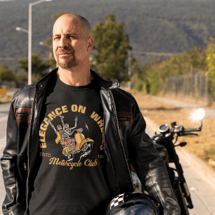 Ride in Style with Our Elegant Motorcycle Club T-Shirt