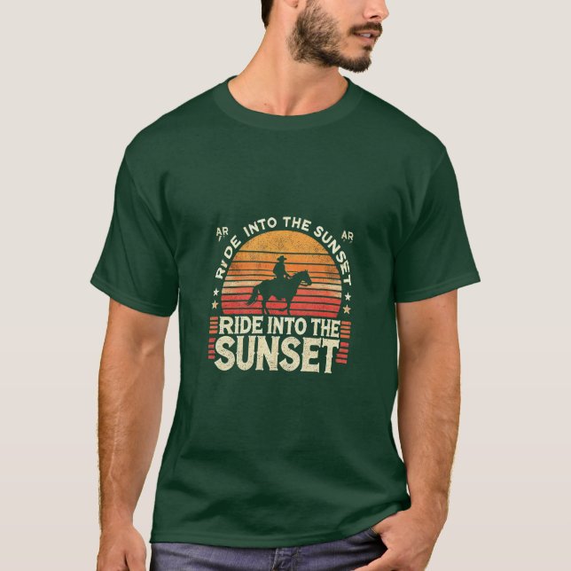 Ride in the sunset T-Shirt (Front)