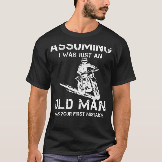 Ride into Laughter: Riding Tee that Defies Age-Old (Front)