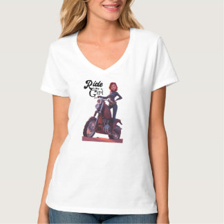 Ride Like A Girl Biker T-Shirt
