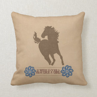 Ride Like A Girl Cushion