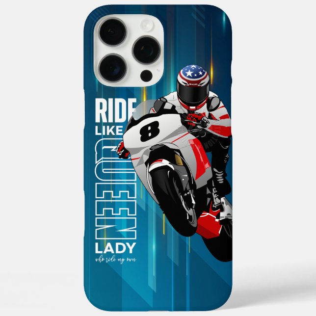 Ride Like a Queen |  Case-Mate iPhone Case (Back)