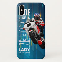 Ride Like a Queen | iPhone X case
