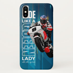 Ride Like a Queen   iPhone X case