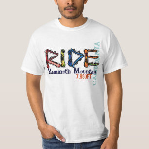 Ride Mammoth Mountain California value board tee