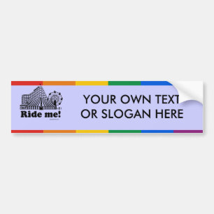 RIDE ME BUMPER STICKER