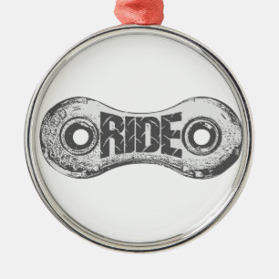 Ride Metal Tree Decoration