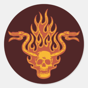 Ride Minded -1a Classic Round Sticker