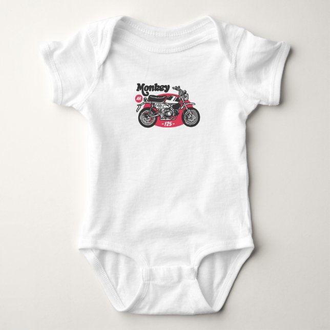 Ride Monkey Baby Bodysuit (Front)