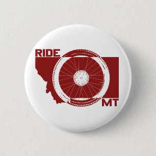 Ride Montana 6 Cm Round Badge