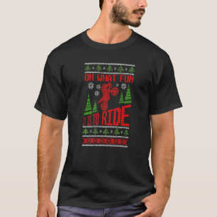 Ride Motocross Ugly Christmas Sweater Mx Dirt Bike