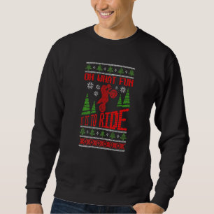 Ride Motocross Ugly Christmas Sweater Mx Dirt Bike