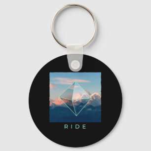 Ride Mountain Ski Snowboard Skiing Snowboarding Do Key Ring