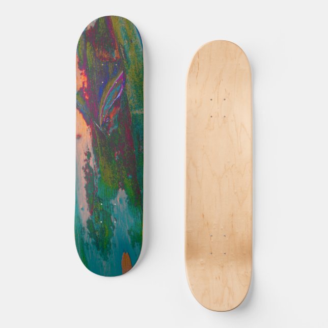 Ride Nature with attitude Skateboard (Front)