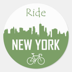 Ride New York Classic Round Sticker