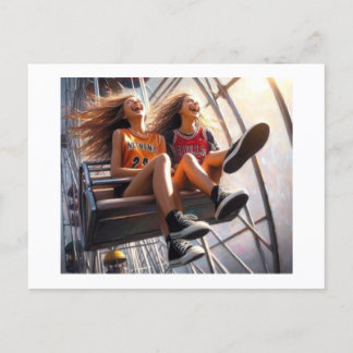 Ride on the Ferris Wheel Postcard