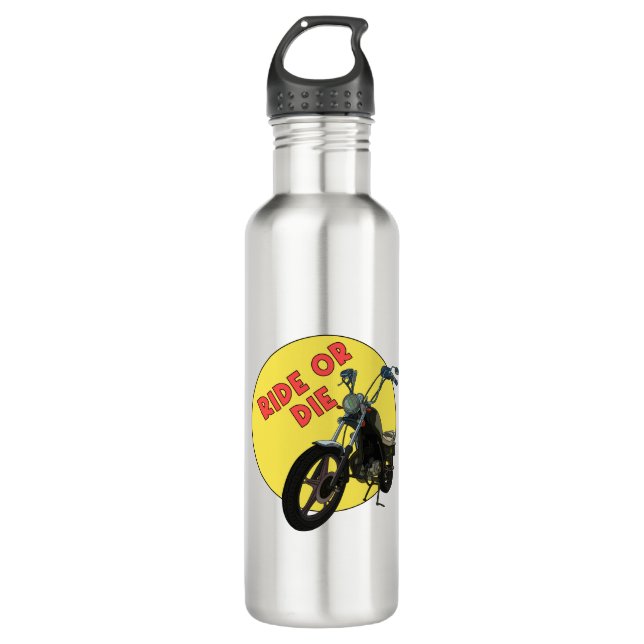 Ride or Die 710 Ml Water Bottle (Front)