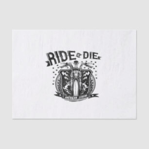 ride or die american legend tissue paper