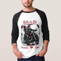 Ride or Die Personalised Skeleton Couple
