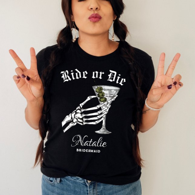 Ride Or Die Til Death Do We Party Bachelorette T-Shirt (Creator Uploaded)
