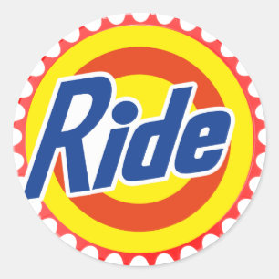 Ride (Parody) Classic Round Sticker