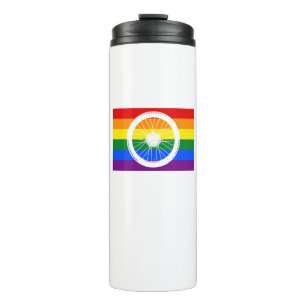 Ride Pride Cycling Wheel Thermal Tumbler