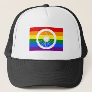 Ride Pride Cycling Wheel Trucker Hat