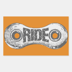 Ride Rectangular Sticker