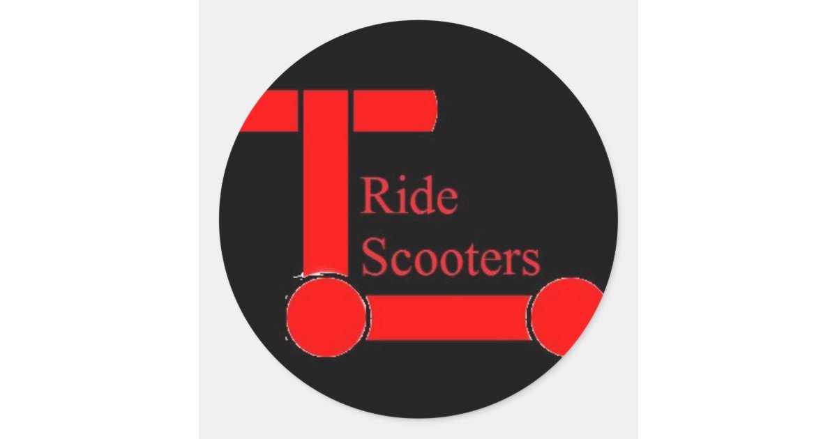 Ride-Scooters Stickers | Zazzle