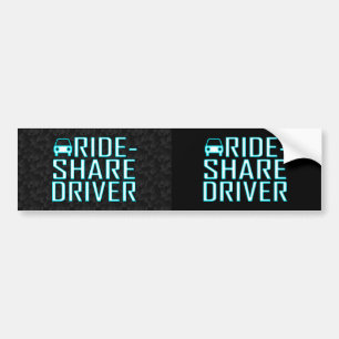 Ride Share Driving Uber Driver Rideshare Decal 2up