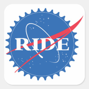 Ride Square Sticker
