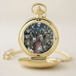 Ride the dog train                pocket watch