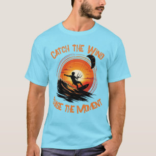 Ride the Firewave KItesurfing Sunset T-Shirt