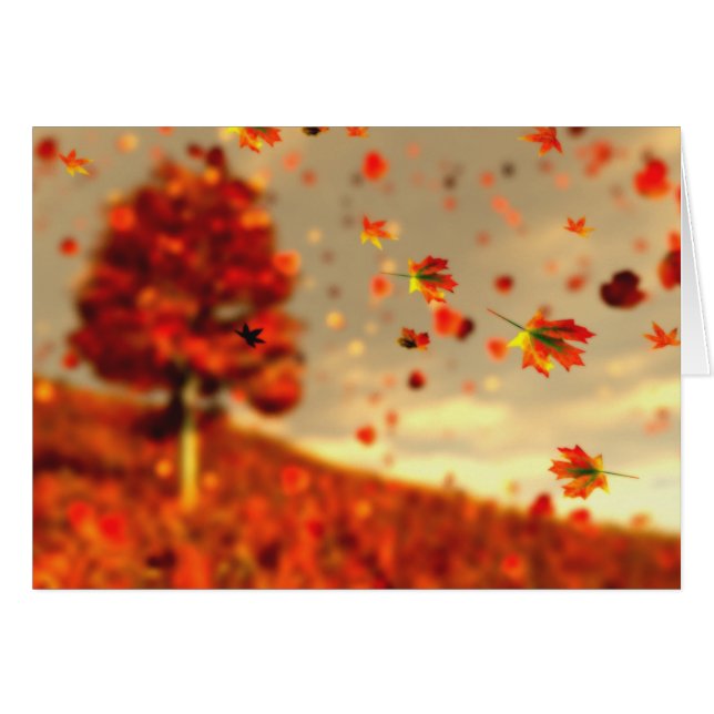 Ride the October Breeze Card (Front Horizontal)