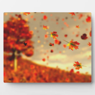 Ride the October Breeze Picture Plaque