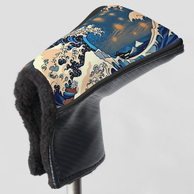 Ride the Retro Wave: Vintage Golf Head Cover (3/4 Front)