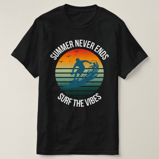 "Ride the Summer Wave" T-Shirt (Design Front)