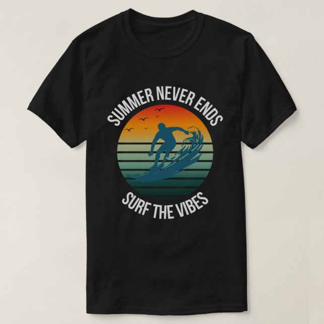 "Ride the Summer Wave" T-Shirt (Design Front)