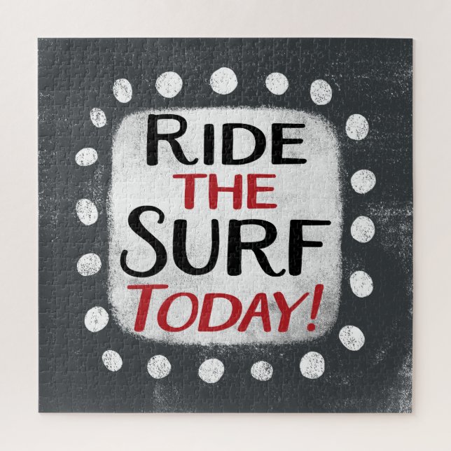 Ride The Surf Today Jigsaw Puzzle (Vertical)
