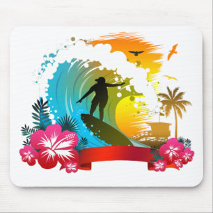 Ride The Tide Mouse Mat