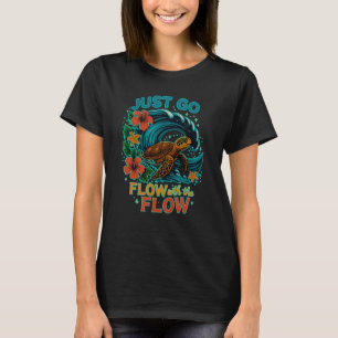Ride the Tide – Sea Turtle Flow Vibes Tee