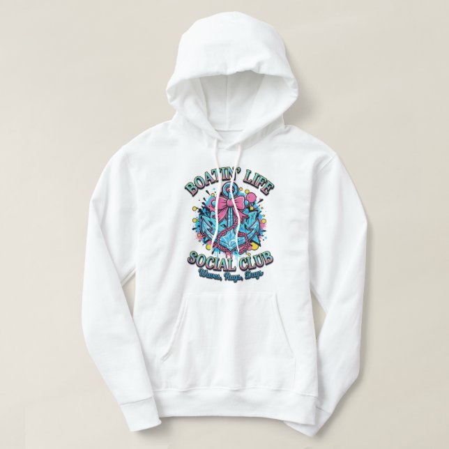 Ride the Tide: The Graffiti Anchor Collection – 3D Hoodie (Design Front)