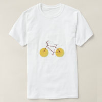 Ride the Vibes Minimal Bicycle Graphic Tee t shirt