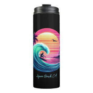 Ride the Wave at Sunset- Thermal Tumbler