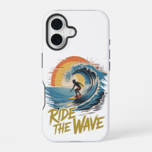 Ride the Wave  iPhone 16 Case