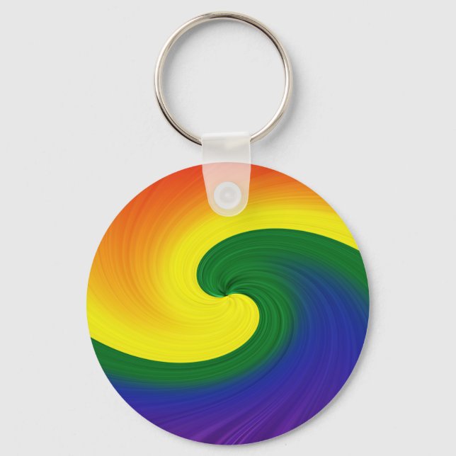 Ride the Wave  Key Ring (Front)