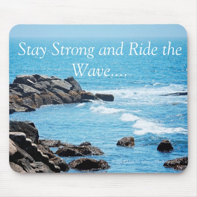 Ride the Wave mouse pad (Front)